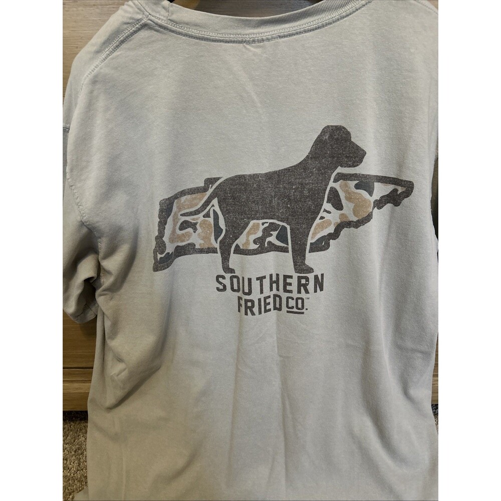 Men's Southern Fried Cotton Graphic Tee Sz Lg